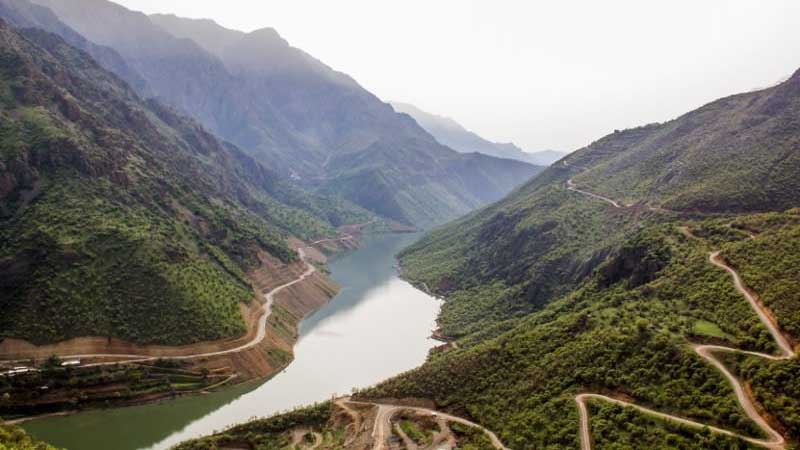 رودخانه سیروان از جاهای دیدنی کردستان