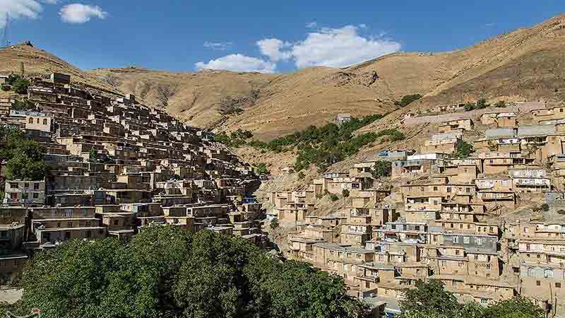 روستای گلین از جاهای دیدنی کردستان