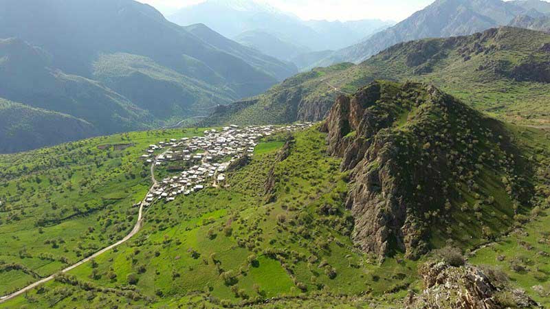 روستای دل از جاهای دیدنی کردستان