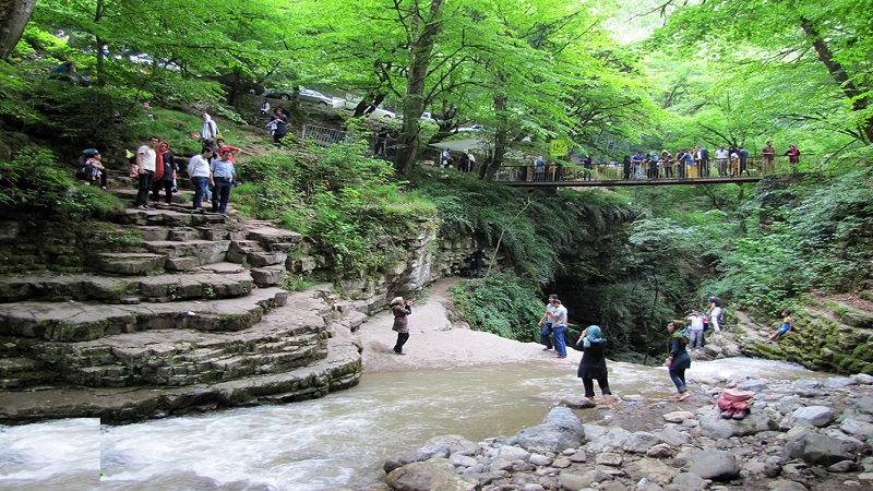 آبشار ویسادار از جاهای دیدنی گیلان