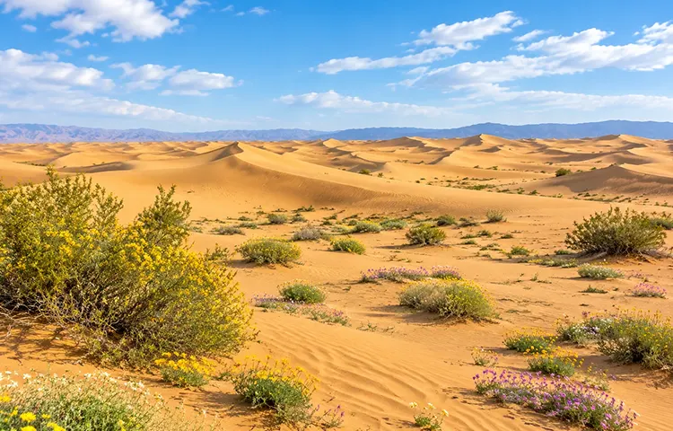 کویر در فصل بهار