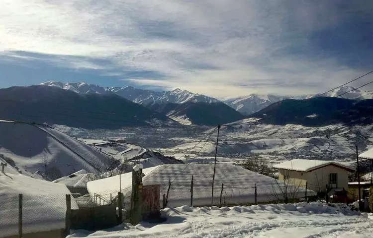 کلاردشت در زمستان