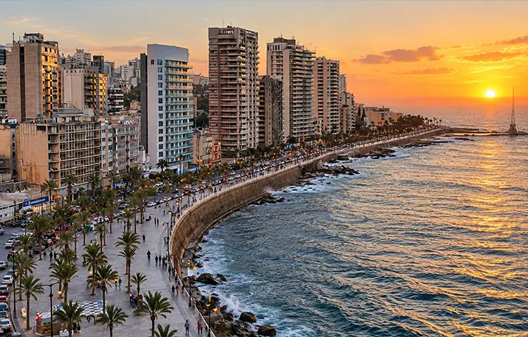 سواحل مدیترانه لبنان