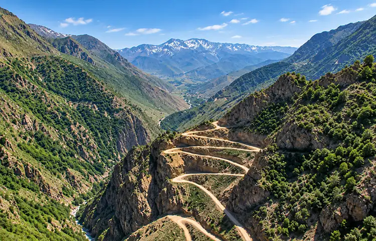 مسیر کوهستانی الموت