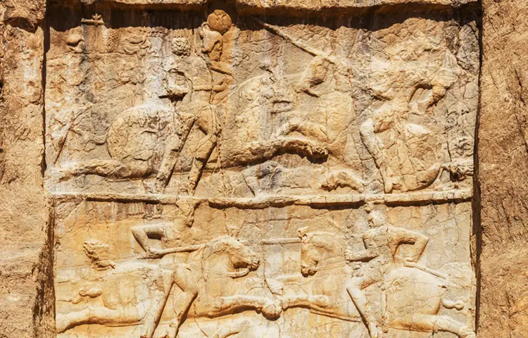 نقش پیروزی بهرام دوم