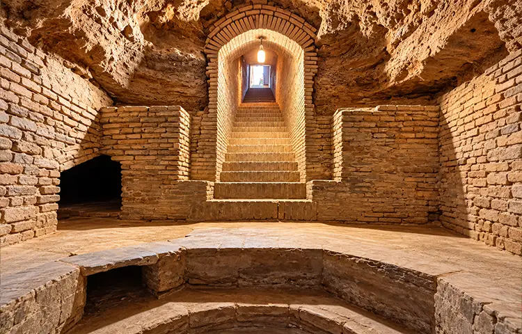 سرداب و پایاب خانه لاری ها