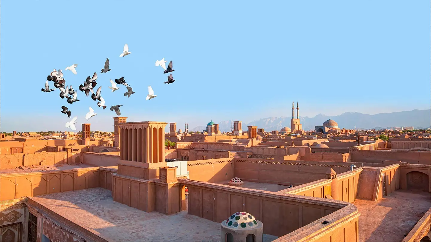 یزد تا اکوکمپ کویری سندباد