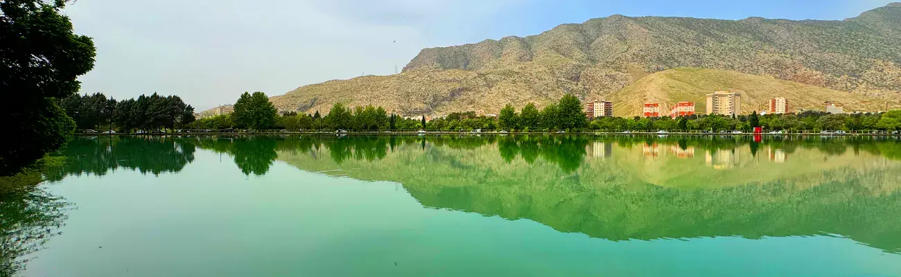 دریاچه کیو؛ آینه آرام طبیعت در قلب خرم آباد